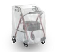 IndigoTempest9 Rollator Walker Cover - Cover for Walkers for Seniors, Rolling Walker Waterproof Protective, Fits Walker with Wheels and Seat (Cover Only, Frosted Type)