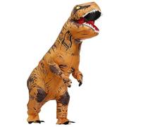 Indimization Inflatable Dinosaur Costume Adult Blow up T-rex Costumes Inflatable Dino Suit Halloween Costumes Party Fancy Dress for Adult