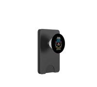 Indio CA Fun Bear Wearing Glasses with Flowers Design PopSockets PopWallet for MagSafe
