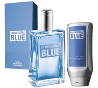 Avon Cosmetics Gift Set – Individual Blue Eau de Toilette 100 ml and Hair and Body Wash 250 ml