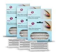 Individual Cluster Eyelashes False Extension | Ultra Thick Knotted Cat Eye Lash Clusters | Lightweight and Waterproof for a Stunning Look (Medium 10mm - Pack of 3)