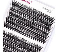 Individual Cluster Lashes Extensions 30D 40D 0.07 D Curl 16mm Extensions 200Pcs Individual Cluster Lashes DIY Eyelash Extensions at Home