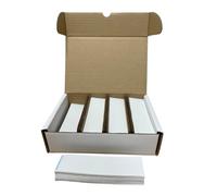 Individual Cut White Labels 156x40mm - Super Strong Adhesive - Compatible with Pitney Bowes DM300M, DM400M, SendPro C Auto, SendPro C Auto+ Franking Machine - Pack of 1000