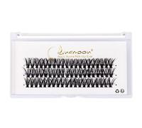 Individual Eyelashes for Eyelash Extension Cluster Eyelashes Individual False Eyelashes Fake Individual Lashes DIY Individual Eyelashes Clusters (40D-D-0.07, 13 mm x 3)