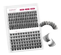 Individual Eyelashes Lash Clusters Kit D Curl Eyelashes Individual Kit Natural Lash Extension Kit with Russian Cluster Mix 10-16mm（C3+C9）