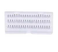 Individual False Eyelash Clusters, Black, 60 Pieces, Reusable, for Professional and Home Use (1.4, Centimeters)