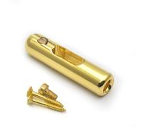Individual Guitar Tube Bridge 8.5x41.5mm String Bridge Bottom Trough String Split Type Guitar Bridge Black/Golden/Silver