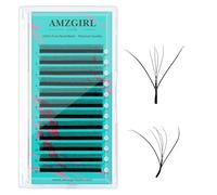 Individual Lashes Cashmere Volume Lash Extensions D Curl 8DW Premade Eyelashes Mixed and Single Tray,Soft and Dense Rapid Blooming Lashes,Eyelash Extensions for Professional Use(10mm)
