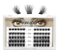 Individual Lashes Cluster Lashes Pack for Manga Lashes DIY Eyelash Extension Reusable 3D Individual Eyelashes Natural Long 60pcs(8-16mm Mixed)