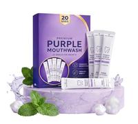 Individual Mouthwash Packets Color Balancing Brightening Refreshing