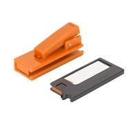 Individual Radiation Detector, Portable Electromagnetic Field Radiation Dosimeter, High - Sensitivity X Gamma Neutron Detector with 0.1μGy Threshold for Pocket Use in Nuclear (Orange)