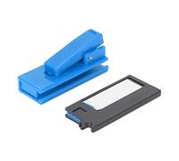 Individual Radiation Detector, Portable Nuclear Radiation Dosimeter with 0.1μGy Threshold, Electromagnetic Field Radiation Detector for Pocket Use, Measures X γ β n Rays, ABS Mater (Blue)