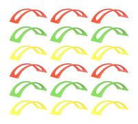 Individual Taco Holder, Stable Non-Tip Structure, 11.5x4.8x3cm, Tacos Stands Individual Serving, Taco Holders Set, Bright Colorful Design, for Dinner Party BBQ Birthdays