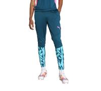 PUMA Individualfinal Men's Football Training Pants, Ocean Tropic/Bright Aqua, size Medium