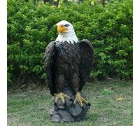 Individuality Eagle Statue Decoration Large Sculpture Model Simulation Bird Outdoor Garden Decoration Office Bald Eagle Ornaments Lawn Decorations