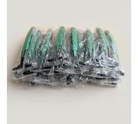 Individually Packaged Travel Size Disposable Razors with Stainless Steel Blade (Green) (50)