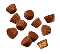 Individually Wrapped American Sweets Compatible with Reese's Mini Cups - Milk Chocolate Peanut Butter Mini Cups (1kg)