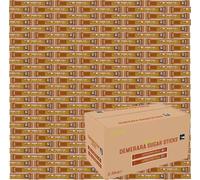 Individually Wrapped Brown Demerara Sugar Sticks - Premium Pure Cane, Ethically Sourced | Full Catering Box for Hotels, Offices & Restaurants (Pack of 1000 = Full box)