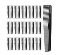 Individually Wrapped Combs,100 PCS Plastic Combs Bulk Black,2 Head Comb, Hair Care Styling, Disposable Combs Bulk for Homeless Hotel Orphanage