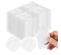 Individually Wrapped Cotton Rounds for Face Cotton Makeup Remover Pads Disposable Bulk Multi-Layer Dry for Most Skin Types Personal Care Kit Hotel Amenities (100)