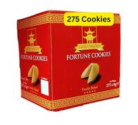 Individually Wrapped Fortune Cookies Case of 275 Bulk (275 Cookies Case)