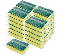 Individually Wrapped Sponges, Kitchen Dishwashing Sponge Bulk, Non Scratch Dishes Scouring Pad Dishcloth, Odor-Free Sponge Wipes for Household Cleaning Dishes Travel Apartments (40 Pack)