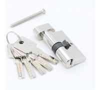 InDmar Euro Cylinder Lock, Cylinder Lock,55 60 65 70 75 80 85 90mm Security Copper Lock Cylinder Interior Bedroom Living Handle Brass Key Locking Door Barrel Lock (Size : 75mm(45+30))