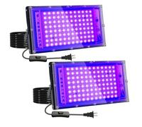 Indmird 2 Pack 100W UV Black Light