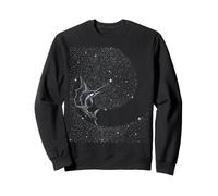 Indo-Pacific Sailfish Under The Stars Vintage Ocean Nature Sweatshirt