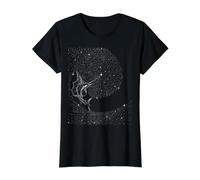 Indo-Pacific Sailfish Under The Stars Vintage Ocean Nature Value Graphic T-Shirt, Women, Black, M