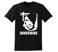 Indochine Pop Rock Casual T-Shirt Unisex Gift Men's Black