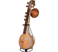Indofrance HEAVY METAL FOLDING FLOOR STAND FOR INDIAN SITAR, SARASWATI VEENA, TANPURA. SELF-STANDING SELF-SUPPORTING