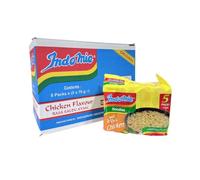 Indomie Chicken Flavour Instant Noodles 75g Pack of 40 | Halal Certified, Soup Noodles, With Seasoning Sachets, Export Product, Indonesian Recipe