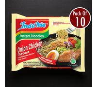 Indomie Instant Noodles Onion Chicken Flavor - 70g (Pack of 10)
