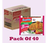 Indomie Mi Goreng Stir-Fry Spicy Noodles 80g (Pack of 40)