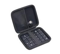 inDomit Hard Protective Travel Case Compatible with Bluetooth Number Pad Wireless Numeric Keypad Numpad 26 Keys (CASE ONLY)