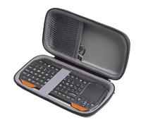 inDomit Hard Protective Travel Case Compatible with Fosmon Mini Bluetooth Keyboard QWERTY Keypad | EVA Hard Shell, Mini Keyboard Case,Gray（CASE ONLY