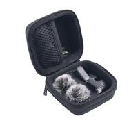 inDomit Hard Protective Travel Case Compatible with Wireless Microphones, Boya Wireless Lavalier, Aikela, Leettus, Ejcc, Caiord, Pqrqp, Maybesta, Npt ulatry, Judkiom, Maxtop Mics,Black(CASE ONLY)