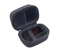 inDomit Hard Protective Travel Case for Fingertip Pulse Oximeter Blood Oxygen Monitor, Compatible with Zacurate, Innovo, Vibeat, iHealth, SantamedicalFingertip Pulse Oximeter Blood Oxygen Saturation