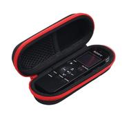 inDomit Hard Protective Travel Case Replacement, Compatible with Sony ICD-PX370 / 470 / UX570 / Compatible with EVIDA 128GB / Compatible with Aiworth 136GB Digital Voice Recorder,Black&Red