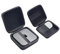inDomit Hard Travel Case Compatible with Mac mini M4/M4 Pro + Power Cord + Magic Mouse, Black (Case Only)