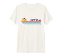Indonesia Colorful Landscape Premium T-Shirt