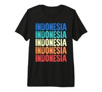 Indonesia Colorful Premium T-Shirt