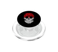 Indonesia Flag Gift Sugar Skull Indonesian Vintage PopSockets PopGrip for MagSafe