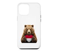 Indonesia Flag Heart Pride Country Heritage Bear Indonesian Case for iPhone 12 Pro Max