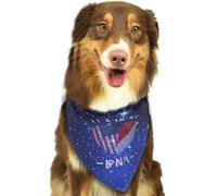 Indonesia It's in MyIndonesian USA Flag Soft Dog Bandana Scarf Triangle Kerchief Pet Accessories for Dogs & Cats60