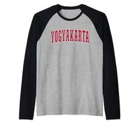 Indonesia Lover Proud Afghan Vacation Souvenir Yogyakarta Raglan Baseball Tee