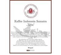 Indonesia Sumatra Toba Coffee 1 kg