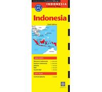 Indonesia Travel Map Sixth Edition