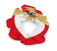 Indonesian Flag Indonesia Emblem Women's Hair Ties Elastic Scrunchies Silk Like Scrunchy Accessories for Sleep